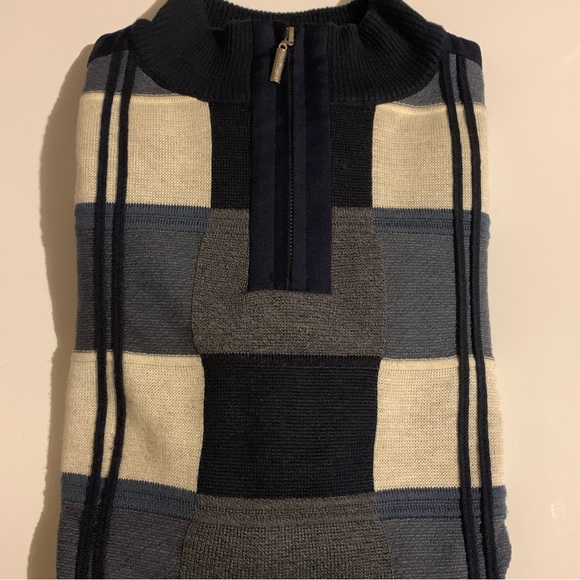 Steve Harvey Celebrity Edition SH Men’s Windowpane Dress Sweater - Picture 1 of 4